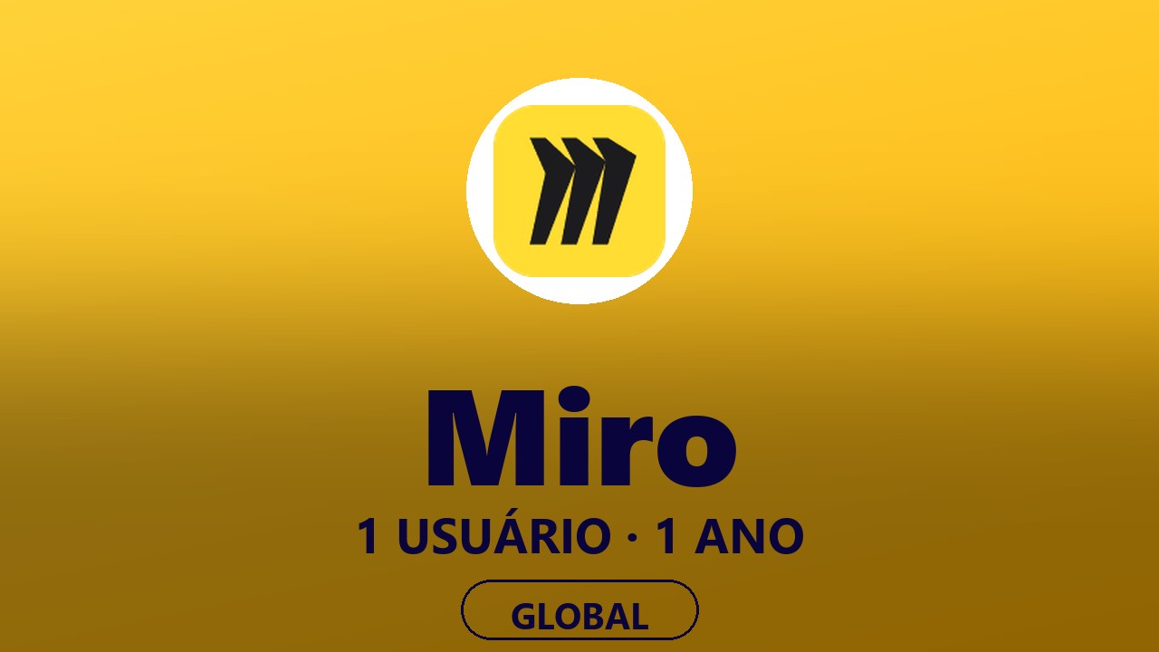 Miro (1 User, 1 Year) - Miro Account - GLOBAL